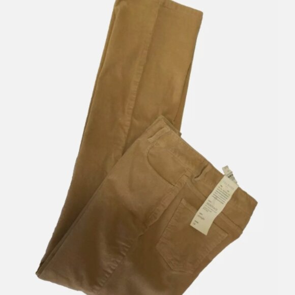 Talbots Women Siz 14 HERITAGE Corduroy Pants Jeans Mustard Gold Straight Leg NWT - Picture 7 of 8